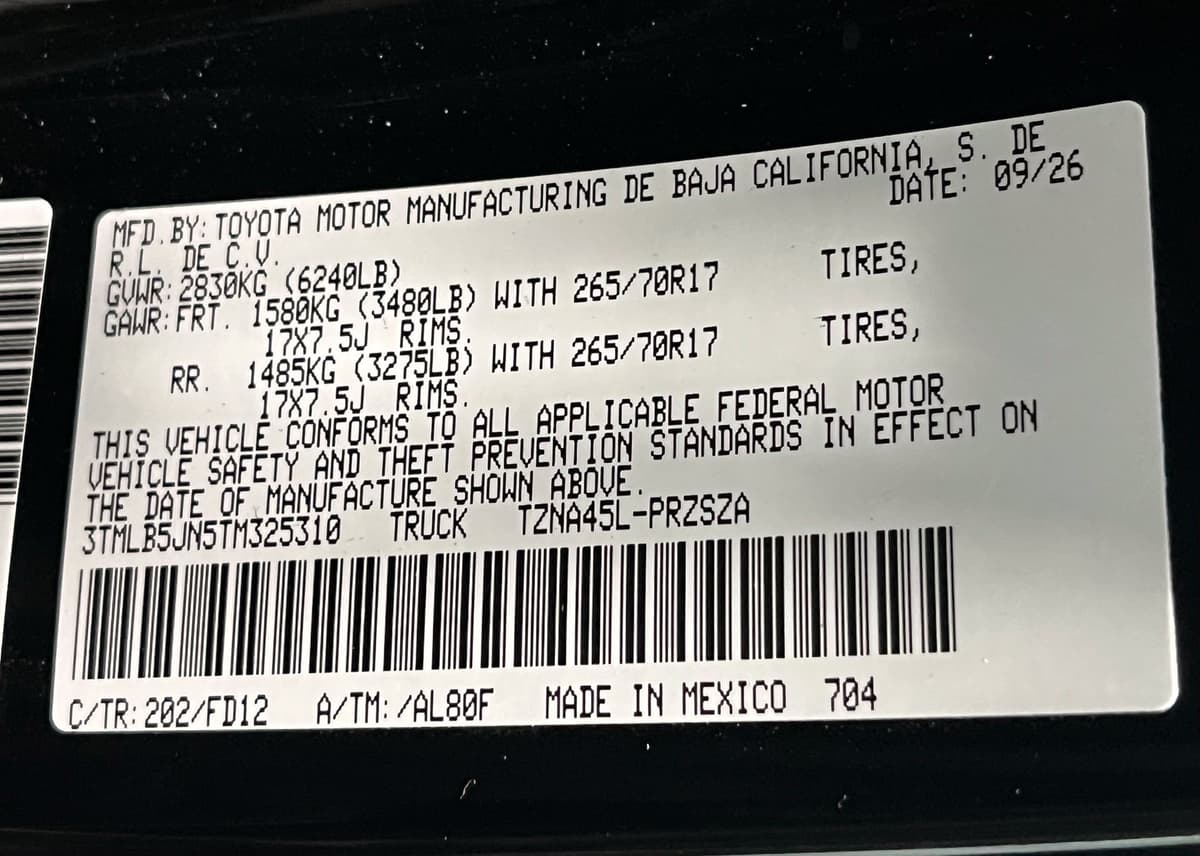 2026 Toyota Tacoma 18