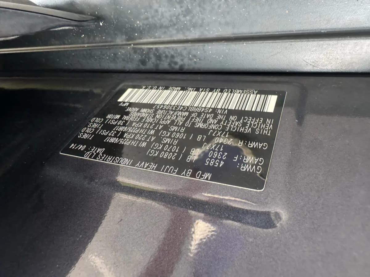2014 Subaru Outback 61