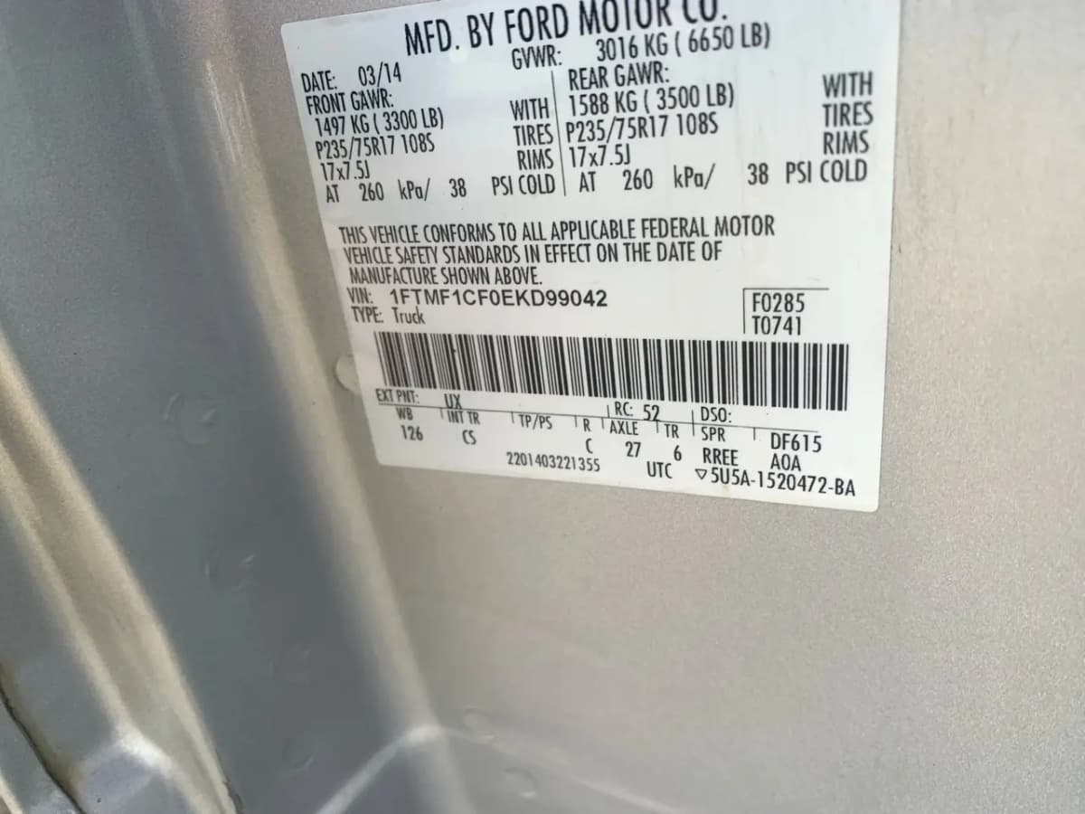 2014 Ford F-150 16