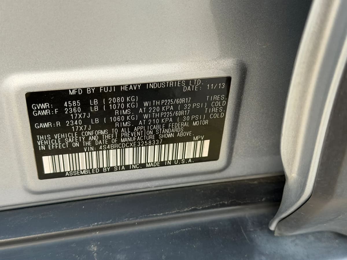 2014 Subaru Outback 97