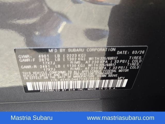 2026 Subaru Forester 7