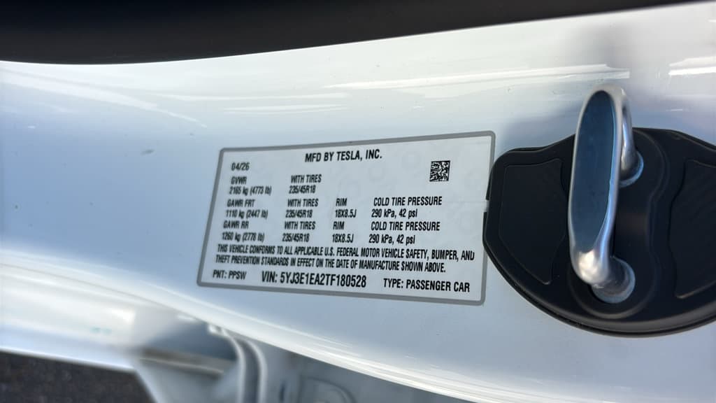 2026 Tesla Model 3 30