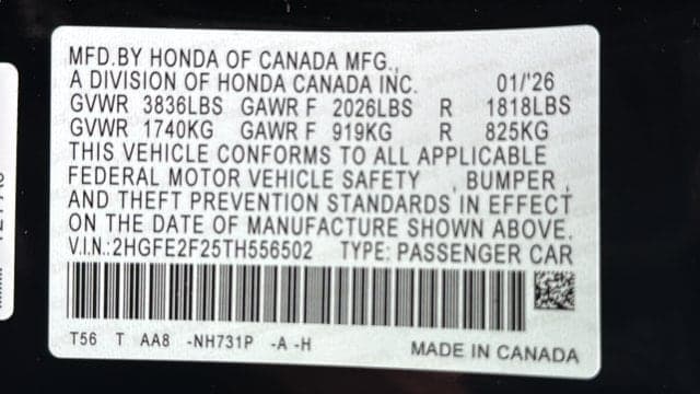 2026 Honda Civic 35