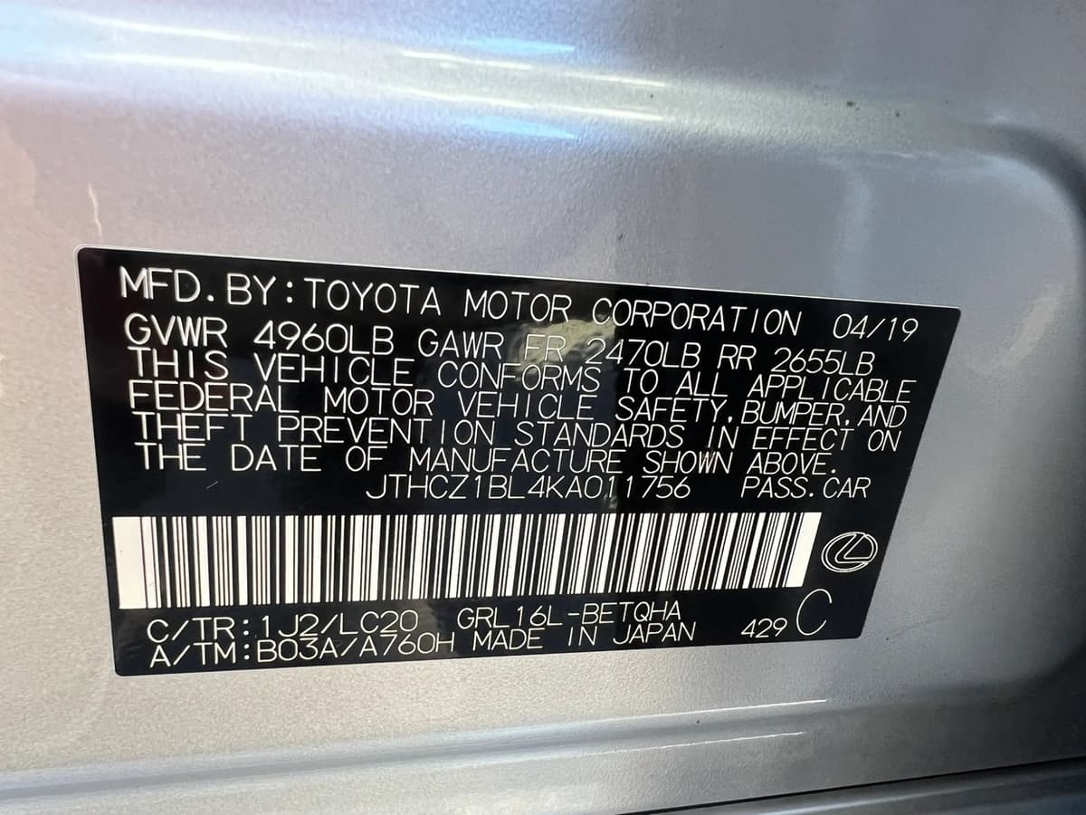 2019 Lexus GS 71