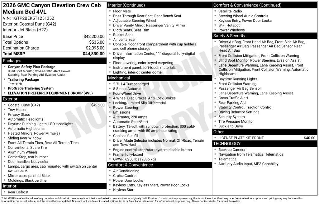 2026 GMC Canyon 3