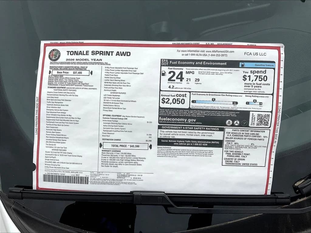 2026 Alfa Romeo Tonale 12